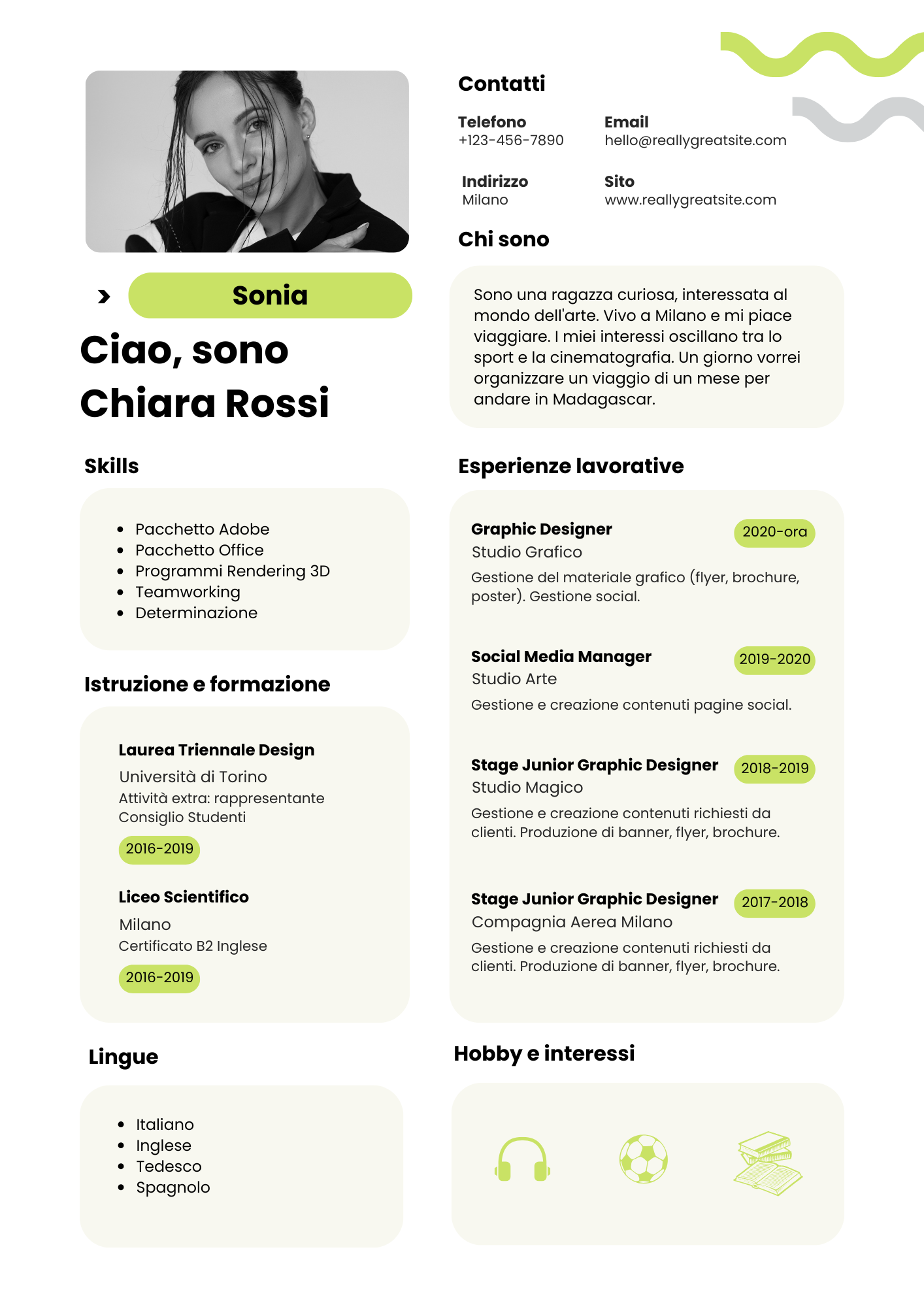 CV Lusso Template 1
